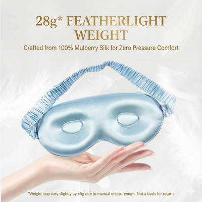 22-Momme Silk Sleep Mask (Zero Pressure & Lash Friendly)
