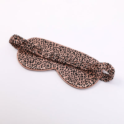 LumiSoie™ "Leopard Luxe" 22-Momme Mulberry Silk Sleep Mask