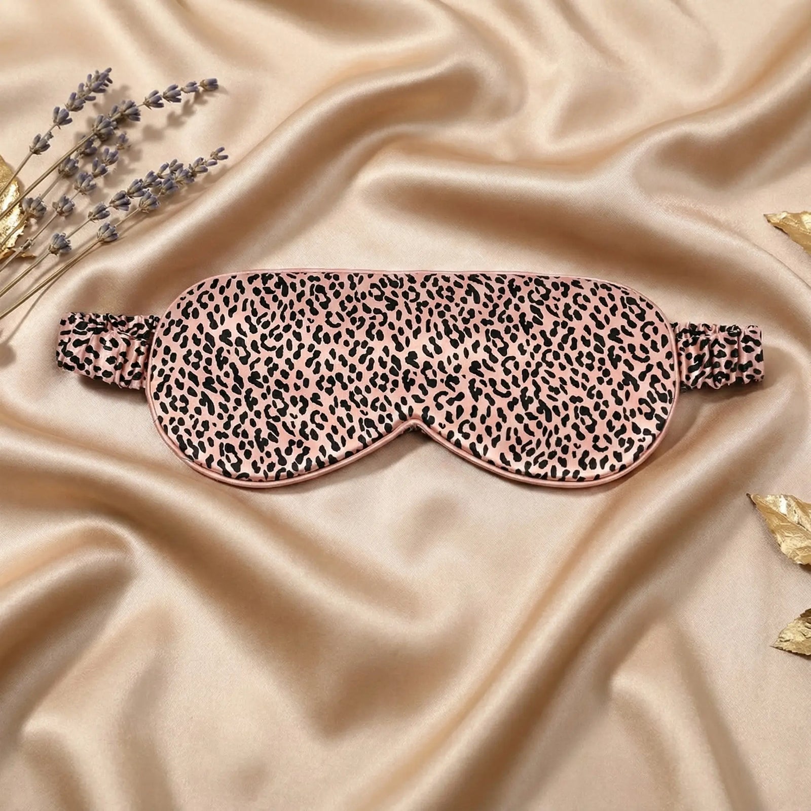 LumiSoie™ "Leopard Luxe" 22-Momme Mulberry Silk Sleep Mask