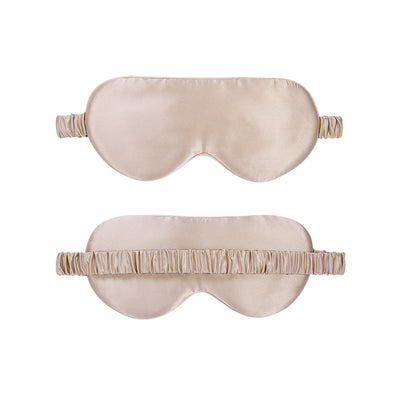 LumiSoie Oversized 19-Momme Pure Mulberry Light pink Silk Sleep Mask