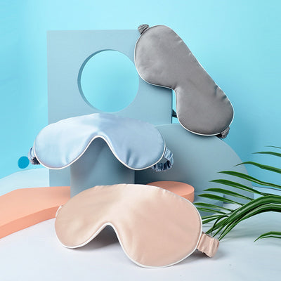 LumiSoie Oversized 19-Momme Pure Mulberry Silk Sleep Mask