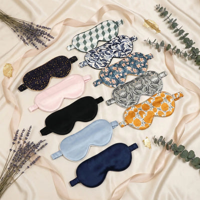 LumiSoie™ The Printed Silk Collection 19-Momme Mulberry Silk Sleep Mask